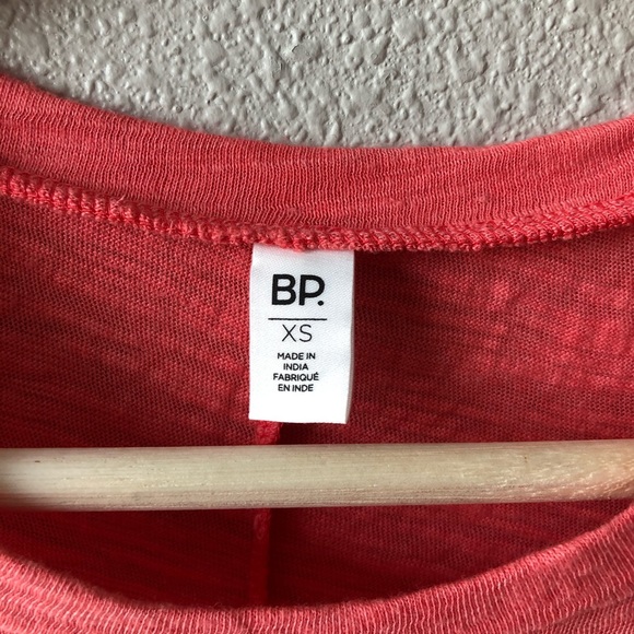 NWT Nordstrom BP Vintage Slub Tee in Red Hibiscus - Picture 5 of 8